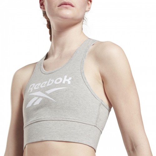 Women’s Sports Top Reebok BRALET GR9393  Grey image 1