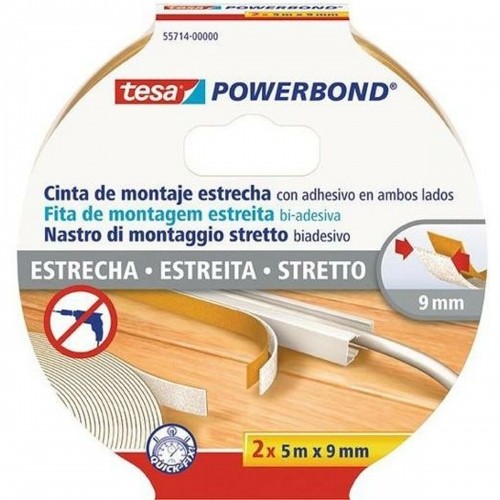Double Sided Tape TESA Transparent 9 mm x 5 m image 1