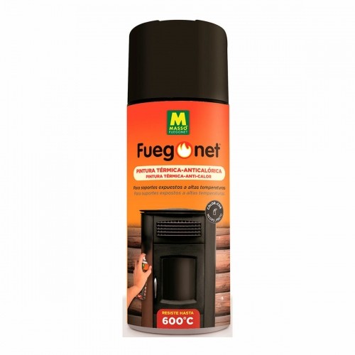 MassÓ Anti-heat paint Massó Fuegonet Spray Melns 400 ml image 1