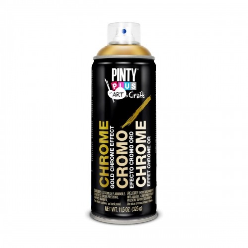 Spray paint Pintyplus Art & Craft C151 Chrome 400 ml Golden image 1