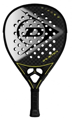 Padel tennis racket Dunlop GALACTICA 365g Hybrid PRO-EVA profesionalams black/yellow image 1