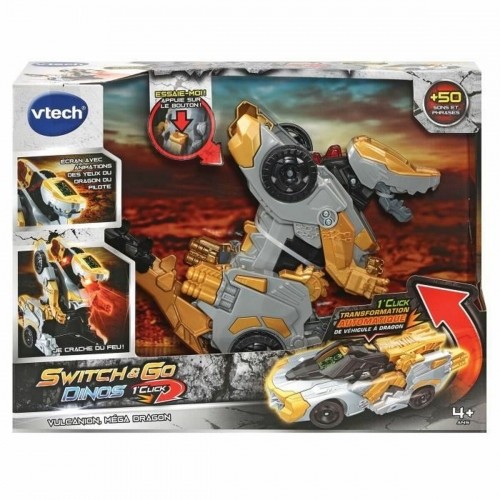 Transformer Car Vtech Switch & Go Dinos - Vulcanion, Mega Dragon image 1