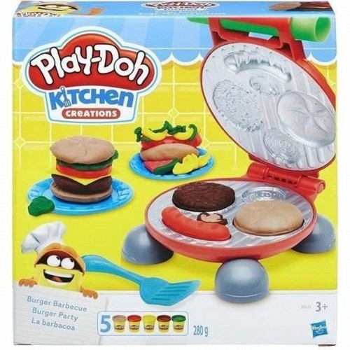 Modelēšanas Māla Spēle Play-Doh Burger Party image 1