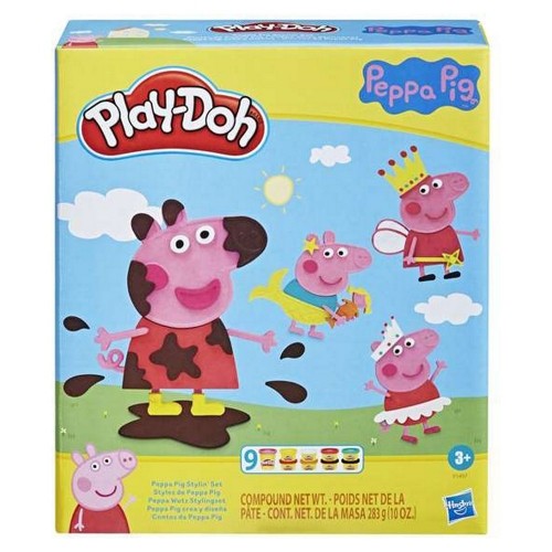 Modelling Clay Game Play-Doh Hasbro Peppa Pig Stylin Set image 1