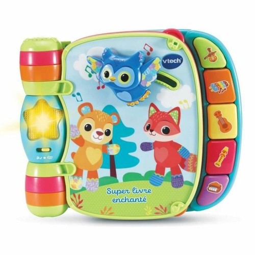 Детская интерактивная книга Vtech Baby Super Enchanted Book of Baby Kitties Синий image 1