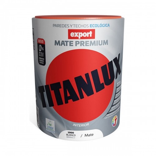 Vinyl paint TITANLUX Export f31110034 Griesti Siena Mazgājams Balts 750 ml Matt image 1