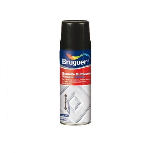 Synthetic enamel Bruguer 5197993 Spray многоцелевой Чёрный 400 ml матовый image 1