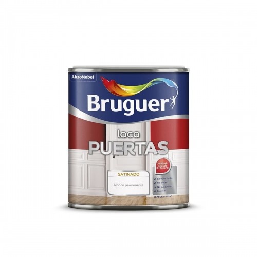 Эмаль Bruguer 5297934  Дверцы лак Permanent White 750 ml сатин image 1