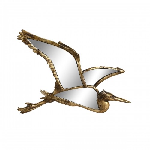 Декоративная фигура DKD Home Decor 35,5 x 26 x 2 cm Позолоченный Птица image 1