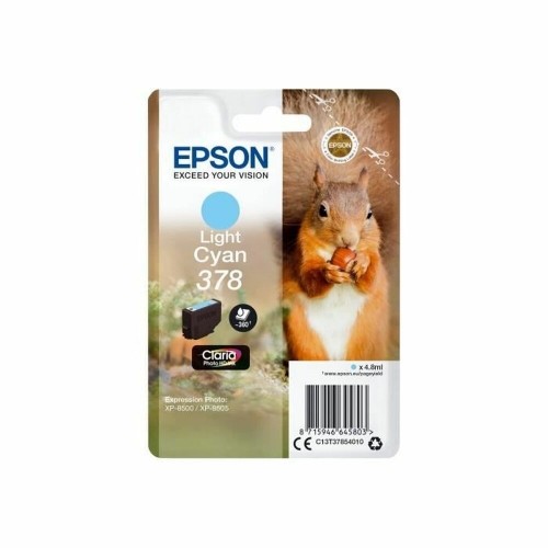 Картридж с оригинальными чернилами Epson C13T37854010 Светло-циановый image 1