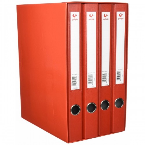 Модульный шкаф для документов Grafoplas Папка-регистратор x 4 Красный A4 image 1