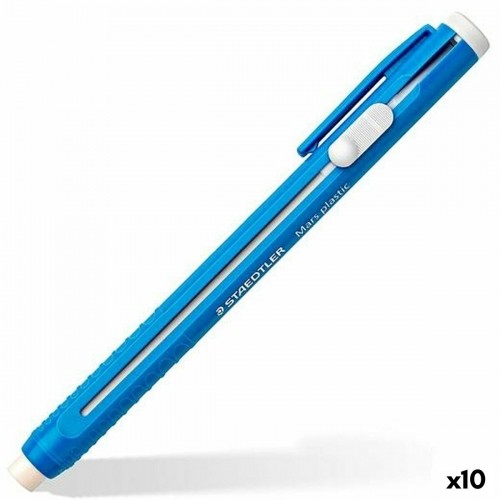 Eraser holder Staedtler Mars Plastic Пластик Синий (10 штук) image 1