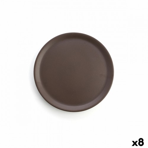 Плоская тарелка Anaflor Vulcano Мясо Кафель Коричневый Ø 31 cm (8 штук) image 1