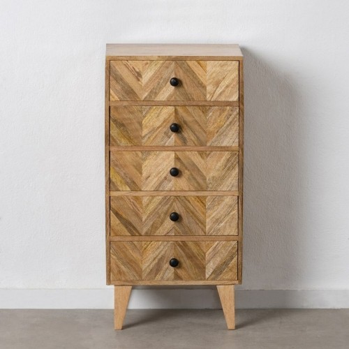 Chest of drawers 46,5 x 33,5 x 95 cm Natural Mango wood image 1