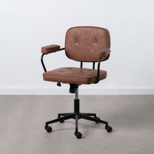 Office Chair 56 x 56 x 92 cm Camel image 1