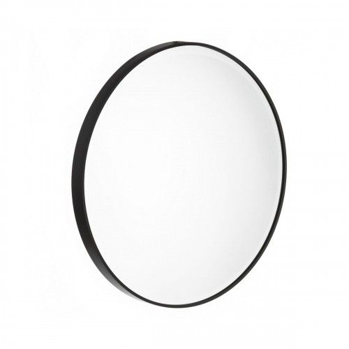 Bigbuy Home Настенное зеркало 40 x 2,8 x 40 cm Стеклянный Чёрный Алюминий image 1
