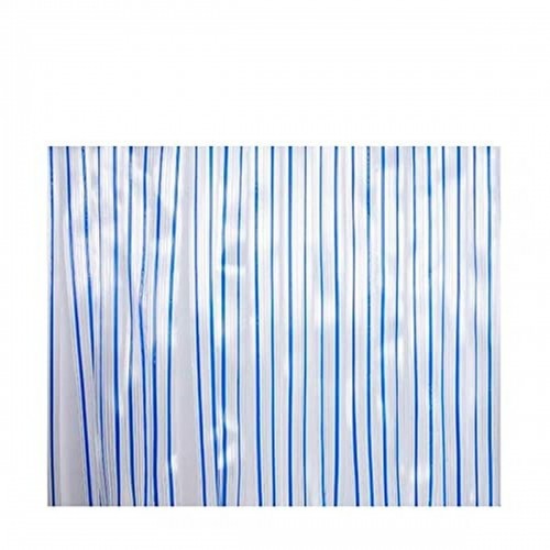 Curtain EDM 90 x 210 cm Blue polypropylene image 1