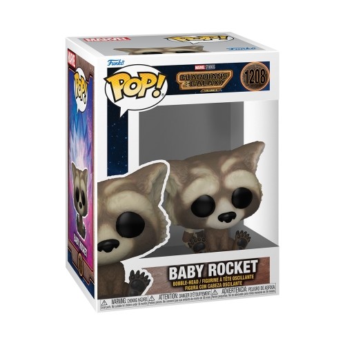 FUNKO POP! Vinila figūra: Guardians of The Galaxy 3 - Baby Rocket image 1