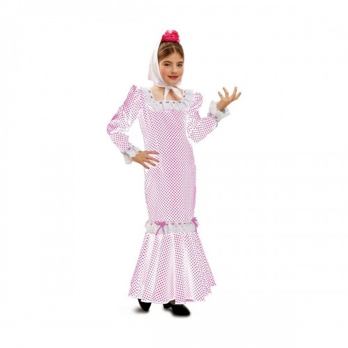 Costume for Children My Other Me Madrilenian Woman White (4 Pieces) image 1