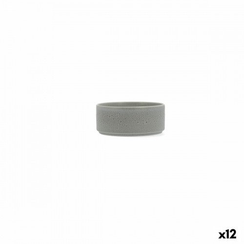 Bowl Ariane Porous Ceramic Green 12 cm (12 Units) image 1