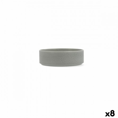 Bowl Ariane Porous Ceramic Green 16 cm (8 Units) image 1
