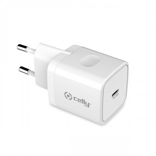 Battery charger Celly TC1USBC20WWH White image 1