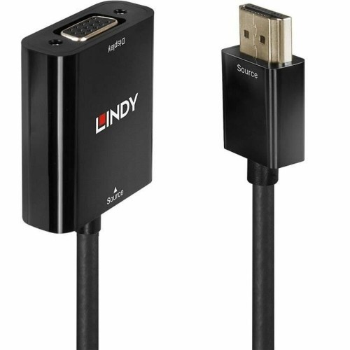 HDMI uz VGA Adapteris LINDY 38291 Melns image 1