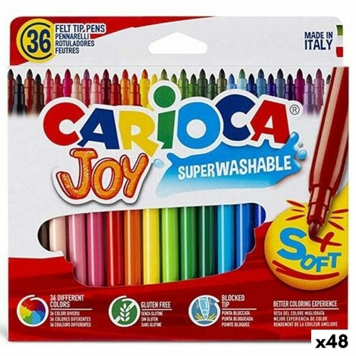 Flomasteru Komplekts Carioca Joy Daudzkrāsains (48 gb.) image 1