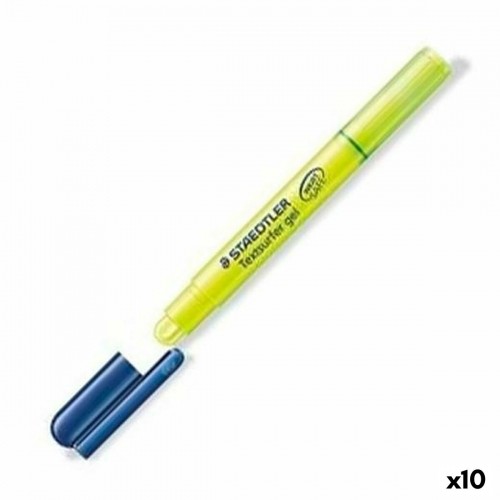 Fluorescējošs Marķieris Staedtler Textsurfer Gel Dzeltens (10 gb.) image 1