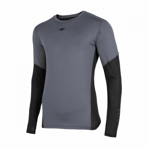 Men’s Long Sleeve T-Shirt 4F Dark grey image 1