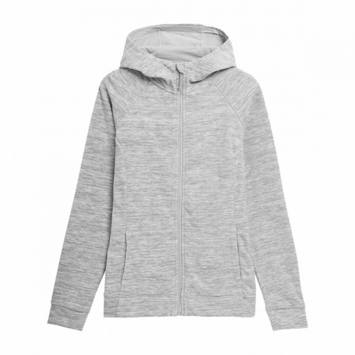 Толстовка с капюшоном женская 4F Fleece Серый image 1