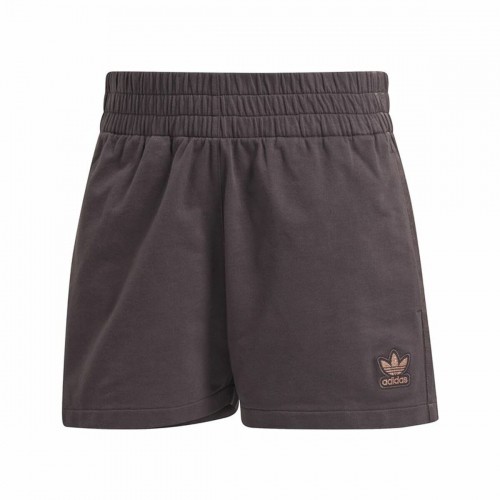 Sports Shorts for Women Adidas Originals 3 stripes Brown image 1