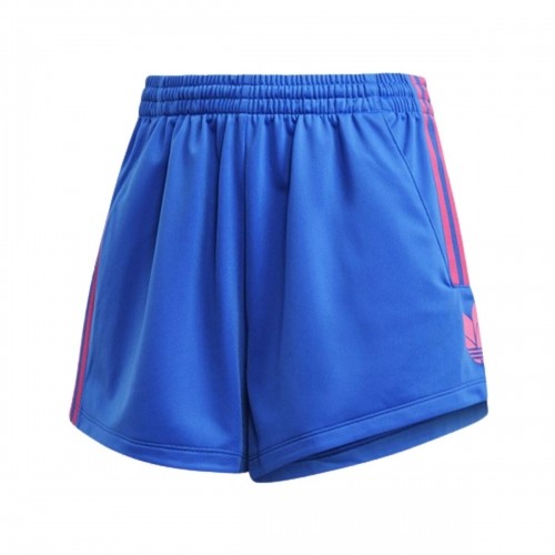 Sporta Šorti Sievietēm Adidas Originals Adicolor 3D Trefoil Zils image 1