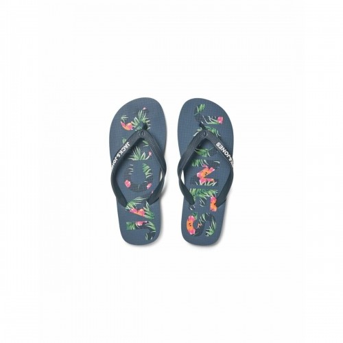 Men's Flip Flops Jack & Jones FWLOGO PALM PRINT 12230642 Navy Blue image 1