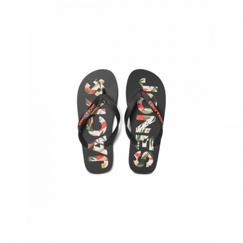 Pludmales sandales vīriešiem Jack & Jones FWLOGO PALM PRINT 12230642 Melns image 1