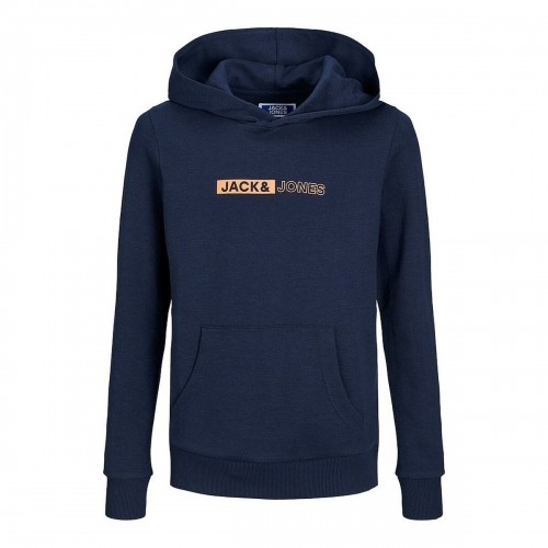 Children’s Sweatshirt Jack & Jones JJNEO HOOD JNR 12225210  Navy Blue image 1