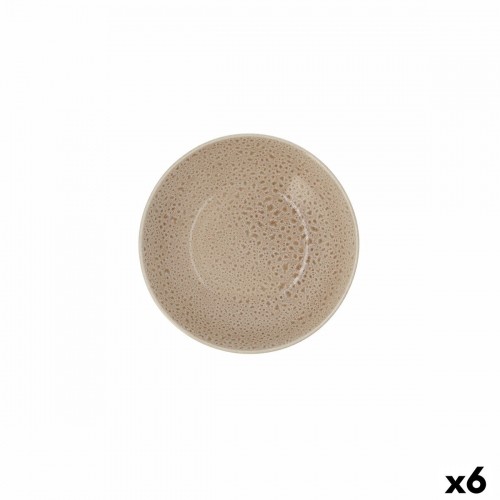 Dziļais šķīvis Ariane Porous Keramika Bēšs Ø 21 cm (6 gb.) image 1