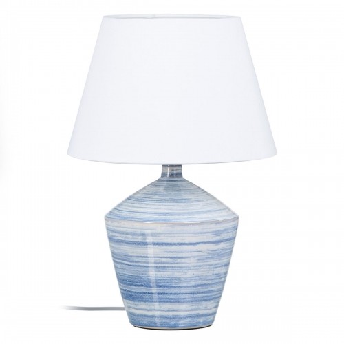 Bigbuy Home Настольная лампа 30,5 x 30,5 x 44,5 cm Керамика Синий Белый image 1