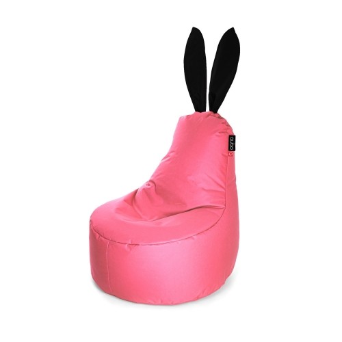 Qubo™ Mommy Rabbit Black Ears Raspberry POP FIT пуф (кресло-мешок) image 1
