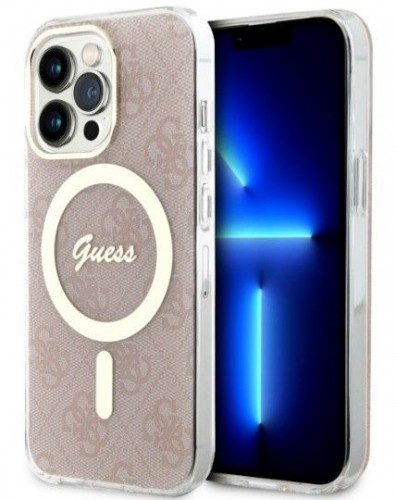 Guess  
       Apple  
       iPhone 13 Pro / 13 6.1 hardcase 4G MagSafe 
     Pink image 1