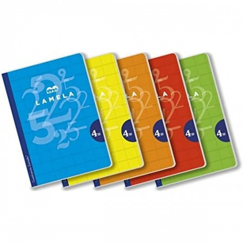 Notebook Lamela Multicolour Quarto (10 Pieces) image 1