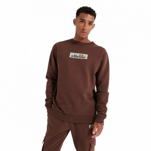 Men’s Sweatshirt without Hood Ellesse Tablido Brown image 1