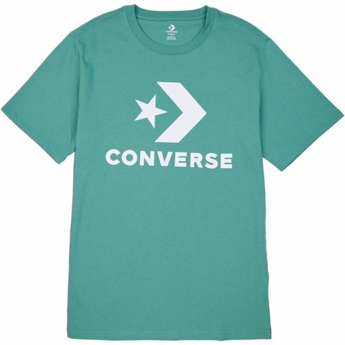 Unisex Krekls ar Īsām Piedurknēm Converse Standard Fit Center Front Large Zaļš image 1