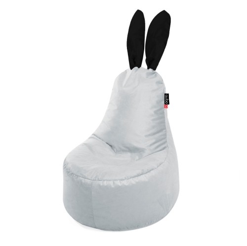 Qubo™ Mommy Rabbit Black Ears Lune VELVET FIT пуф (кресло-мешок) image 1