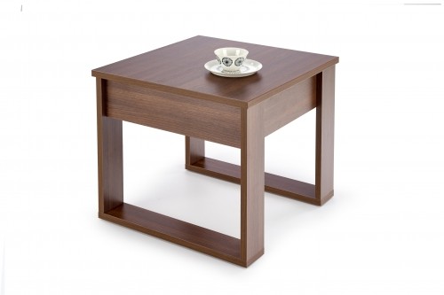 Halmar NEA SQUARE coffee table, dark walnut image 1