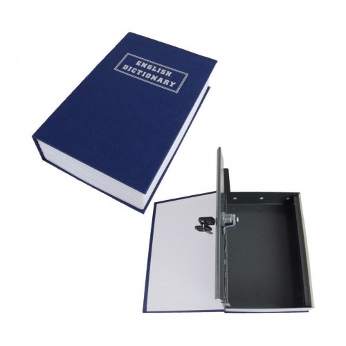 Book-shaped safe Bensontools 24 x 15,5 x 5,5 cm Black Steel image 1