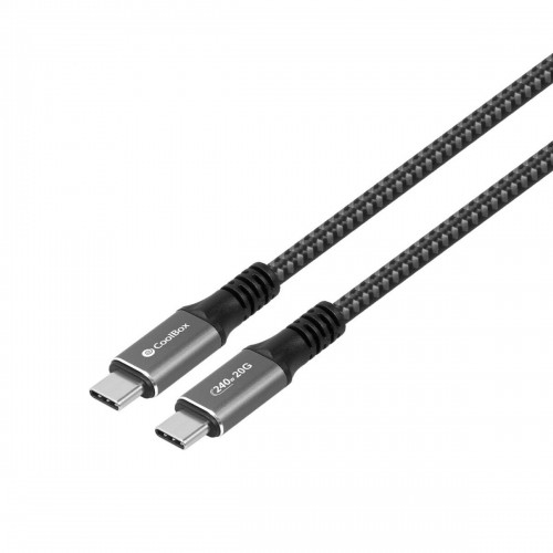 USB-C-кабель CoolBox COO-CAB-UC-240W 1,2 m Серый image 1