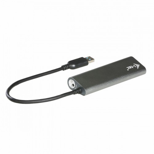 USB Hub i-Tec U3HUB448 Silver Black Grey image 1