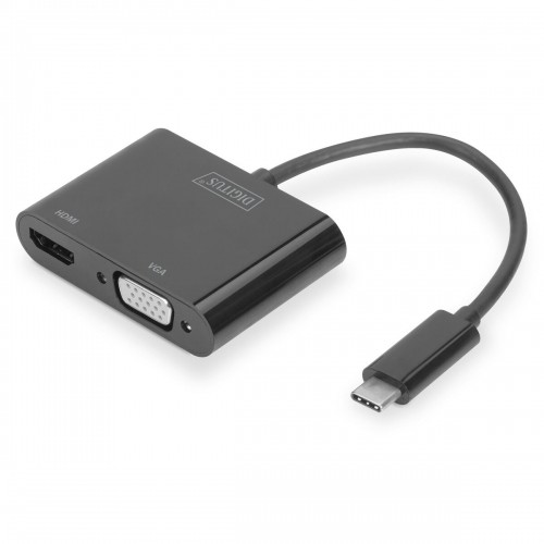 USB C uz VGA/HDMI Adapteris Digitus DA-70858 image 1