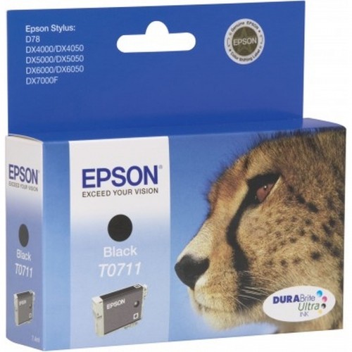 Картридж с оригинальными чернилами Epson T071140 Чёрный image 1